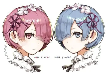 ram (re:zero), rem (re:zero) (re:zero kara hajimeru isekai seikatsu) by nagu