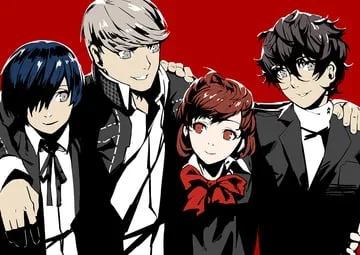 amamiya ren, narukami yu, narukami yuu, shiomi kotone, yuuki makoto (persona 3 portable, persona 4, persona 5) by club3