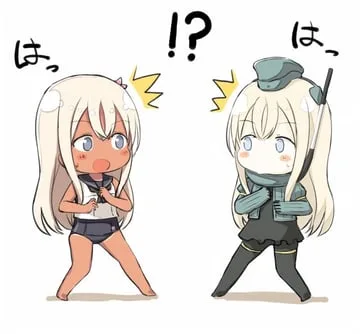 ro-500 (kancolle), u-511 (kancolle) (kantai collection) by engiyoshi