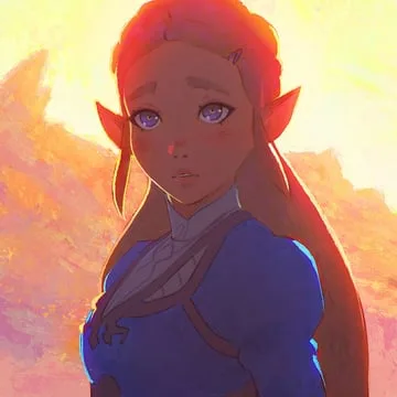 princess zelda (the legend of zelda: breath of the wild) by ilya kuvshinov