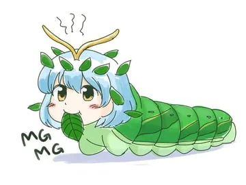 eternity larva (touhou) by itatatata