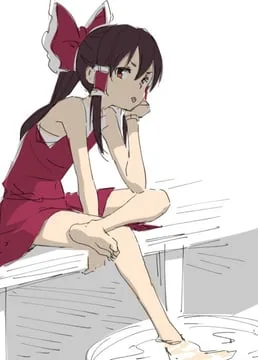 hakurei reimu (touhou) by leon (mikiri hassha)