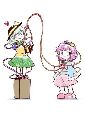komeiji koishi, komeiji satori (touhou) by itatatata