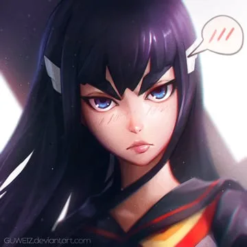 kiryuuin satsuki, senketsu (kill la kill) by guweiz