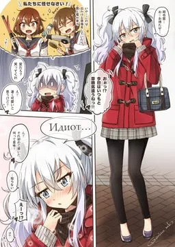 hibiki (kancolle), ikazuchi (kancolle), inazuma (kancolle), verniy (kancolle) (kantai collection) by umino mokuzu (shizumisou)