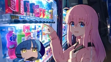 gotoh hitori yamada ryo (bocchi the rock! coca-cola) by jl tan