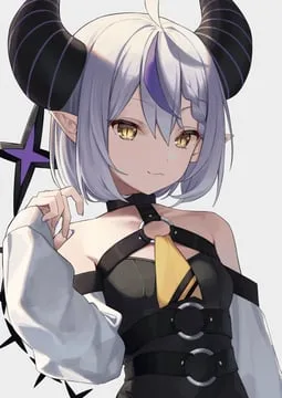 la+ darknesss, la+ darknesss (1st costume) (hololive) by syhan