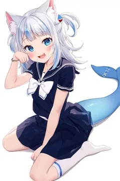 gawr gura (hololive english) by pn (wnsl216)